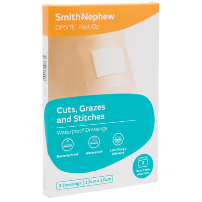 Opsite Post-Op Dressing 12cm x 10cm - 3 Pack