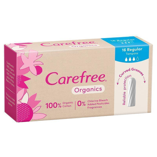 Carefree Organic Tampon Regular 16 - Auzzistore