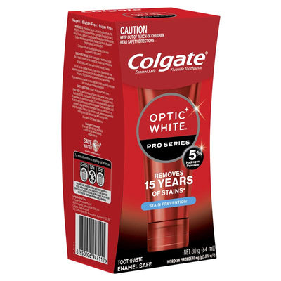 Colgate Optic White Pro Series Stain Prevention Toothpaste 80g - Reveal Your Radiant Smile