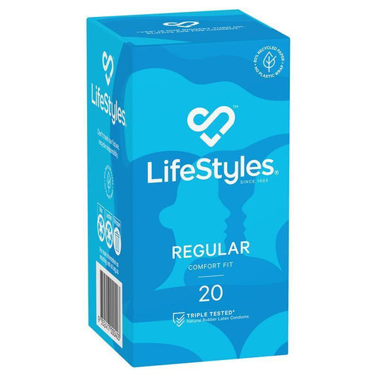 LifeStyles Regular Condoms - 20 Pack for Reliable Protection - Auzzi Store