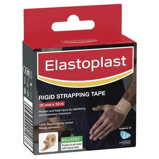Elastoplast Sport Rigid Strapping Tape - 25mm x 10m for Enhanced Stability-Auzzi Store