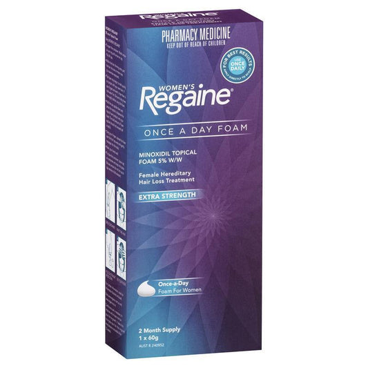 Regaine Women's Extra Strength Minoxidil Foam Hair Regrowth Treatment 60g-Auzzi Store