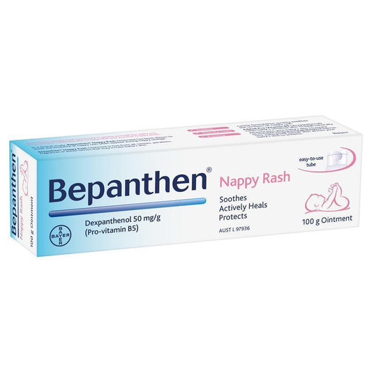 Bepanthen Nappy Rash Ointment 100g - Gentle Care for Baby's Skin-Auzzi Store