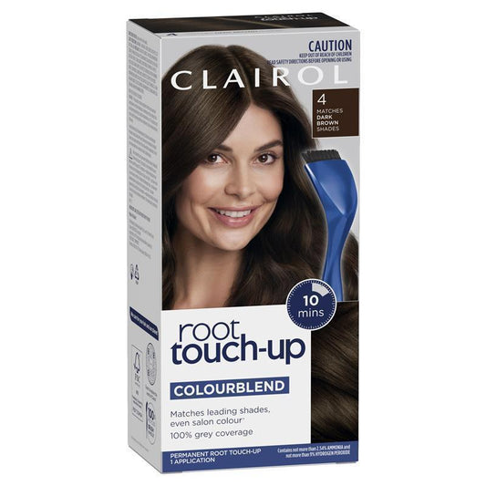 Clairol Nice N Easy Root Touch Up Permanent Hair Colour - Dark Brown 173g-Auzzi Store