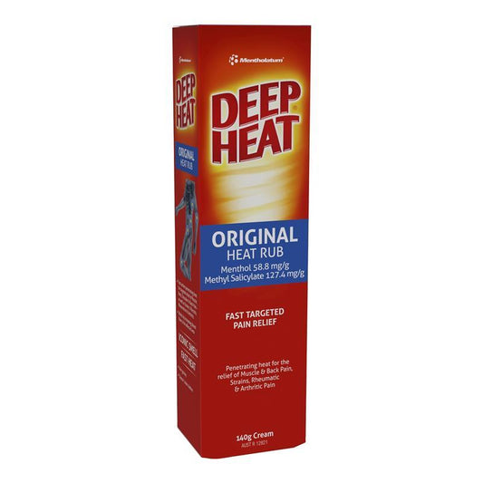 Deep Heat Mentholatum Pain Relief Cream 140g - Auzzistore