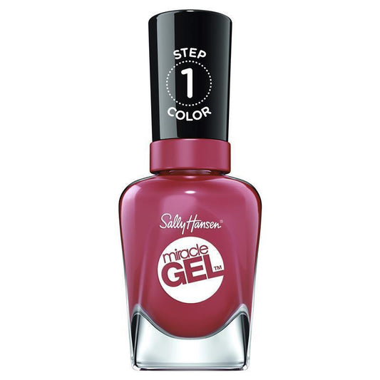 Sally Hansen Miracle Gel Nail Polish Proper P-Rose 14.7ml - Elegant Nail Finish - Auzzi Store