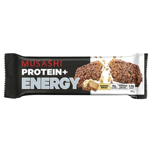 Musashi Energy Bar Banana Bread 58g - Wholesome Energy Source