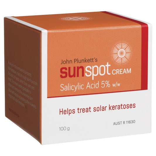 John Plunkett's Sunspot Cream 100g - Effective Treatment for Solar Keratosis-Auzzi Store