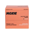Moxie Organics Ultra Thin Vegan Panty Liners 26 Pack Organic Cotton