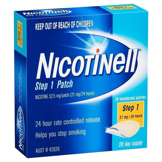 Nicotinell Patch 21mg - 28 Patches for Smoking Cessation-Auzzi Store