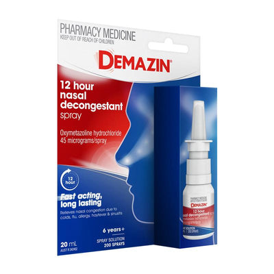 Demazin 12 Hour Relief Nasal Decongestant Spray - 20ml
