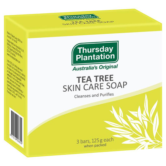 Thursday Plantation Tea Tree Purifying Soap 3x125g - All Skin Types - Auzzistore