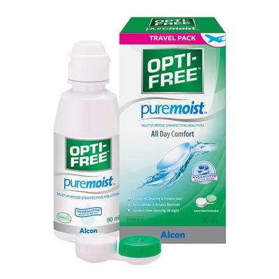 Opti Free PureMoist 90mL - Advanced Contact Lens Care Solution