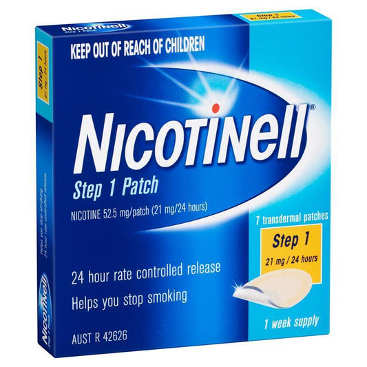 Nicotinell Patch 21mg 7 Patches - Steady Nicotine Relief-Auzzi Store