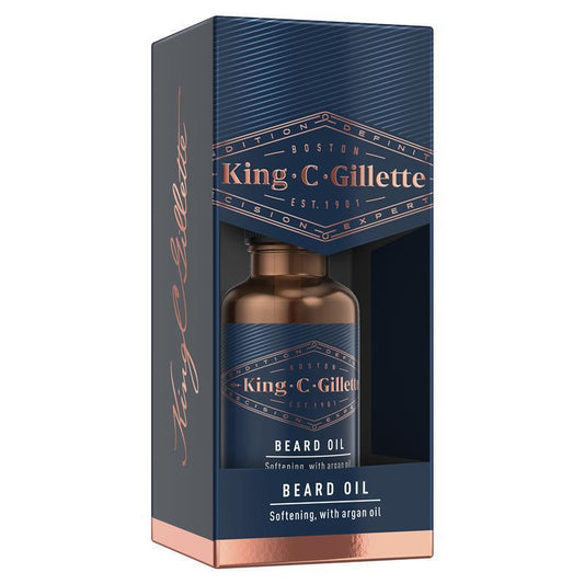 King C Gillette Beard Oil 30ml - Nourishing & Hydrating