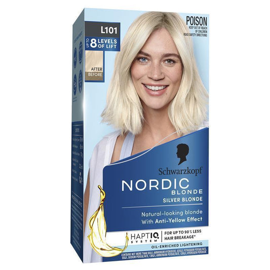 Schwarzkopf Nordic Blonde L101 - Silver Blonde Hair Color