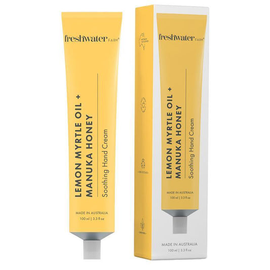 Freshwater Farm Lemon Myrtle + Manuka Honey Hand Cream 100ml - Nourishing Hydration