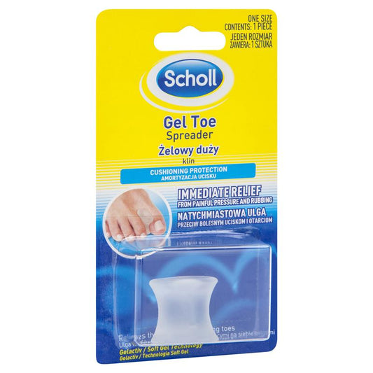 Scholl Gel Toe Spreader - Pain Relief & Protection for Overlapping Toes-Auzzi Store