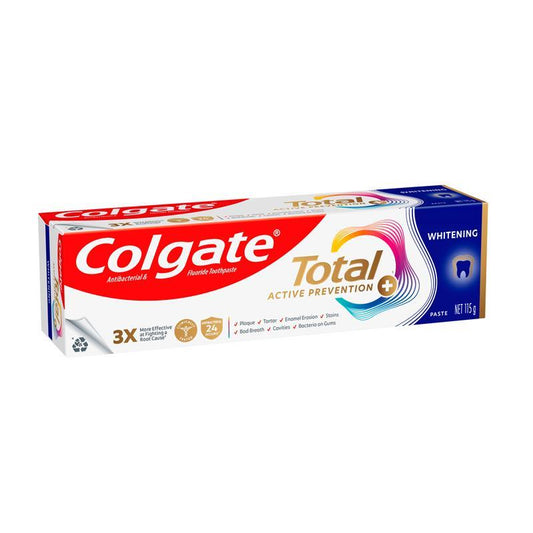 Colgate Toothpaste Total Active Prevention Whitening 115g - Brighten Your Smile - Auzzi Store