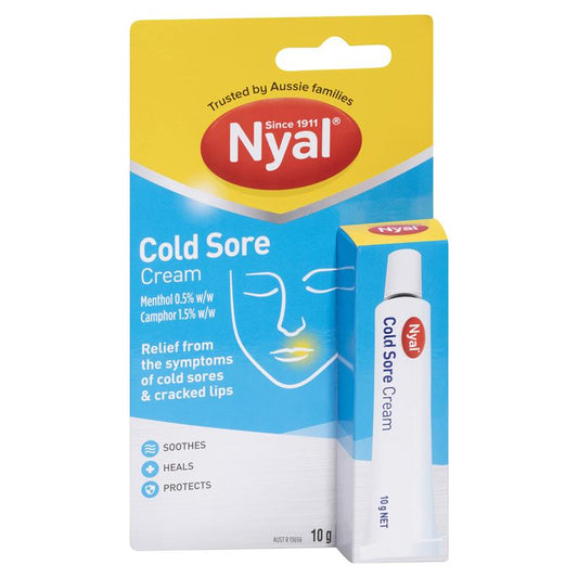 Nyal Cold Sore Cream 10g - Soothing Relief for Cold Sores-Auzzi Store