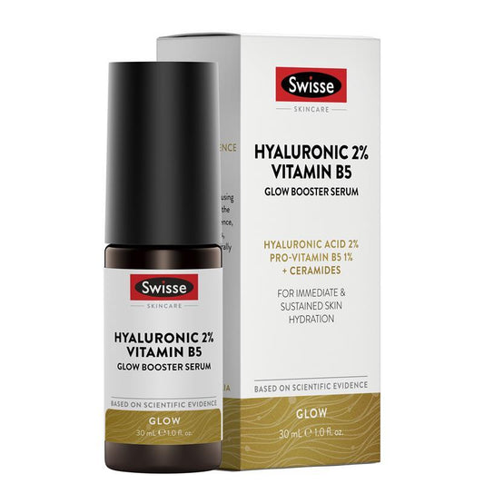 Swisse Beauty Hyaluronic 2% Vitamin B5 Glow Booster Serum - 30ml