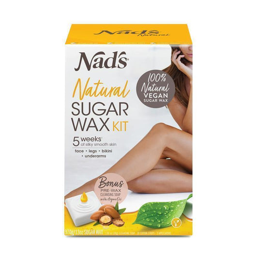 Nad's Natural Sugar Wax 370g - Gentle Hair Removal Solution - Auzzi Store