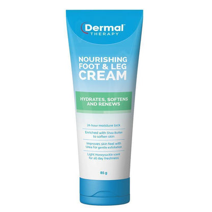 Dermal Therapy Foot & Leg Cream 85g – Hydrating Shea Butter & Urea