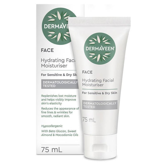 DermaVeen Hydrating Face Moisturiser 75ml-Auzzi Store