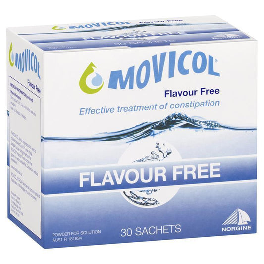 Movicol Adult Flavour Free 30 Sachets - Effective Constipation Relief-Auzzi Store