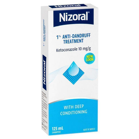 Nizoral 1% Anti-Dandruff Treatment Shampoo 125ml - Deep Conditioning Formula - Auzzistore