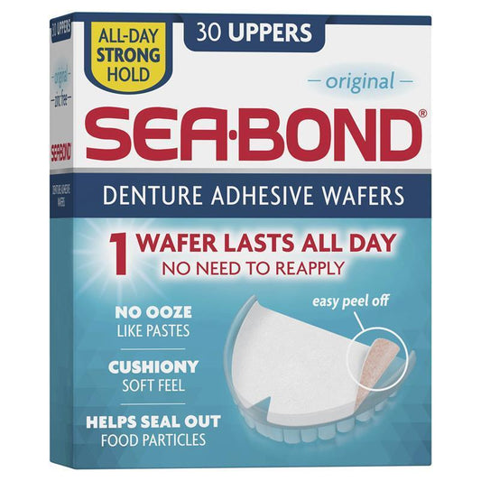 Sea Bond Denture Adhesive Uppers 30 - Secure Fit-Auzzi Store