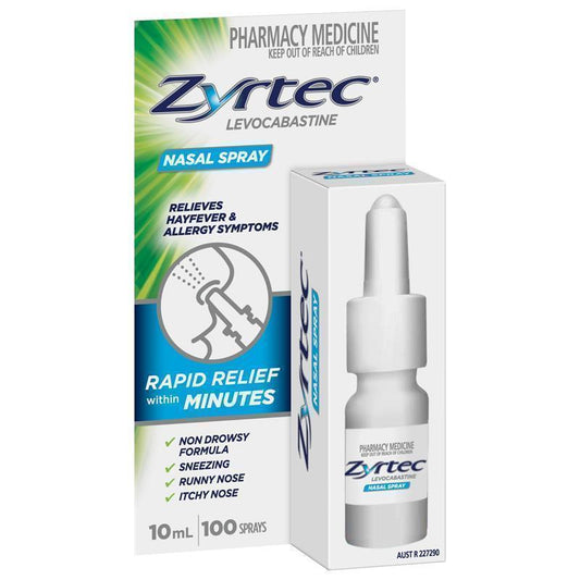 Zyrtec Antihistamine Hayfever & Allergy Nasal Spray - 10mL-Auzzi Store