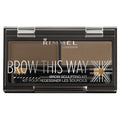 Rimmel Brow This Way Eyebrow Powder Kit 002 Mid Brown