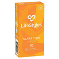 LifeStyles Ultra Thin Natural Latex 10 Condoms   – Lubricated