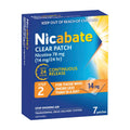 Nicabate Clear Patch Quit Smoking Step 2 14mg - 7 Patches for Effective Craving Control