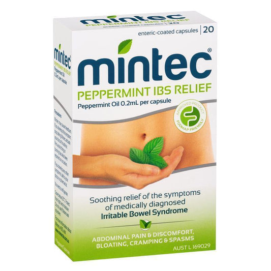 Mintec Peppermint IBS Relief - 20 Capsules-Auzzi Store