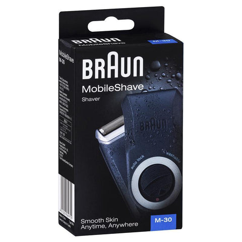 Braun M30 Mobile Shaver - Smooth Skin Anytime, Anywhere-Auzzi Store
