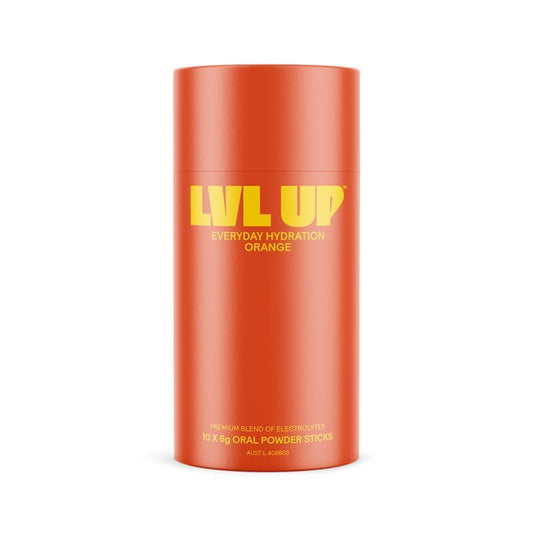 Lvl Up Everyday Hydration Sticks - Orange (10 Pack)