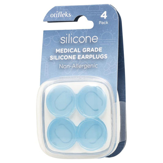 Otifleks Silicone Earplugs (4 Pack)