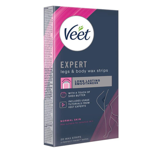 Veet Expert Cold Wax Strips for Legs & Body - 20 Pack – view 2