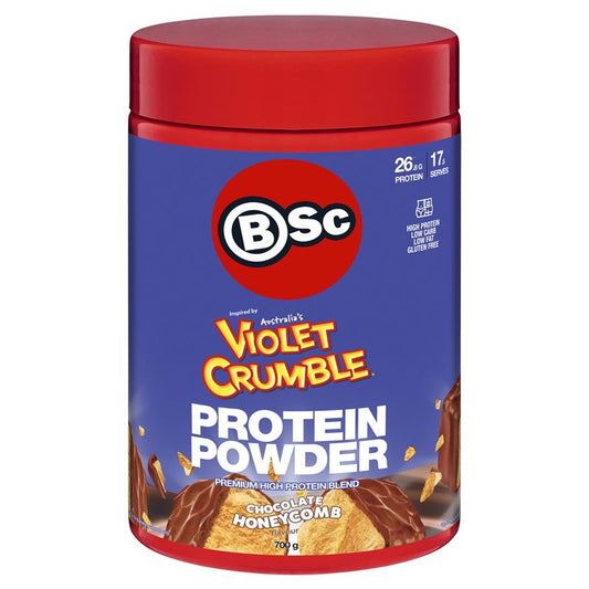 BSc x Violet Crumble Protein Powder - Chocolate Honeycomb - 700g