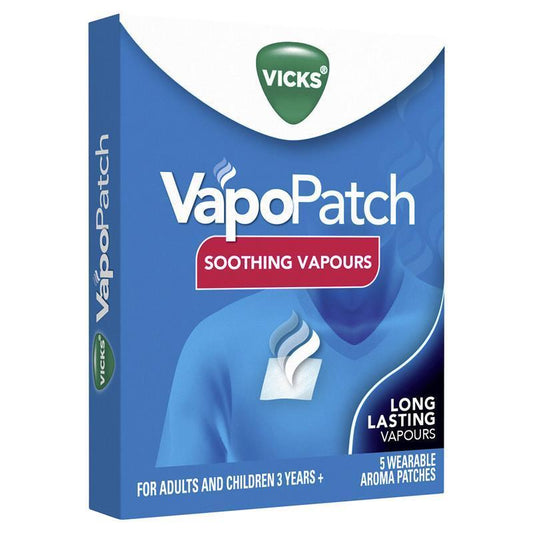 Vicks VapoPatch 5 Pack - Wearable Aroma Patches for Easy Breathing - Auzzistore