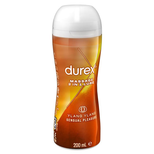 Durex Play 2 in 1 Sensual Massage Lubricant 200ml with Ylang Ylang-Auzzi Store