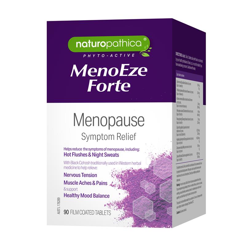 Naturopathica Meno Eze Forte 90 Tablets - Relief for Menopausal Symptoms - Auzzi Store