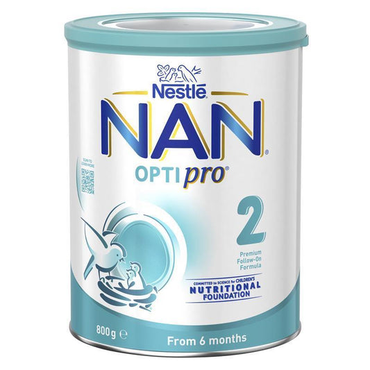 Nestle NAN OPTIPRO 2 Premium Baby Follow-on Formula Powder (800g) - Ideal for Infants 6 to 12 Months