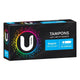 U by Kotex Regular Slim Tampons 16-Pad – Medium Flow Protection