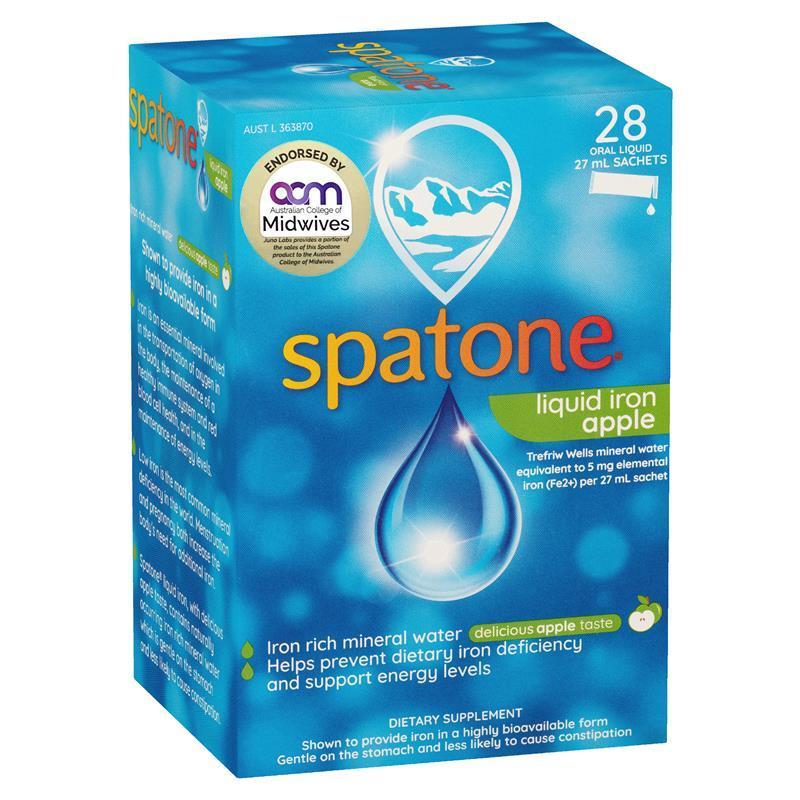 Spatone Liquid Iron Supplement - 28 Apple Flavour Sachets