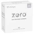 LifeStyles Zero Ultra-Thin 40 Condoms  - Lubricated, Latex
