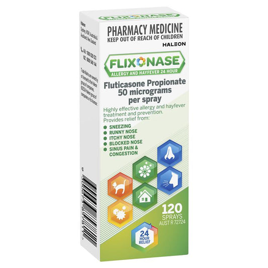 Flixonase Allergy and Hayfever 24 Hour Nasal Spray - 120 Doses-Auzzi Store