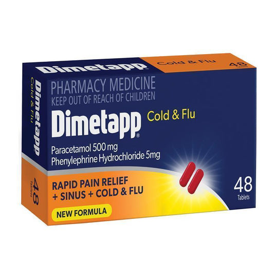 Dimetapp Cold & Flu - 48 Tablets